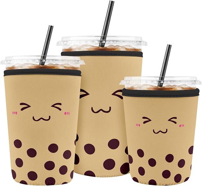 Iced Coffee Sleeve Reusable Cup Sleeves by Unknown