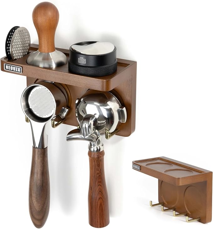 NEOUZA Mini Espresso Accessories Holder Station Wall Mounted Organizer - Image 4