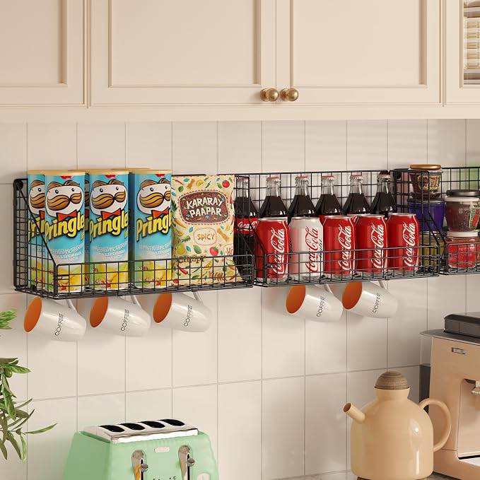 X-cosrack 3-Tier Stackable Detachable Snack Organizer, Countertop Display/Wall - Image 4