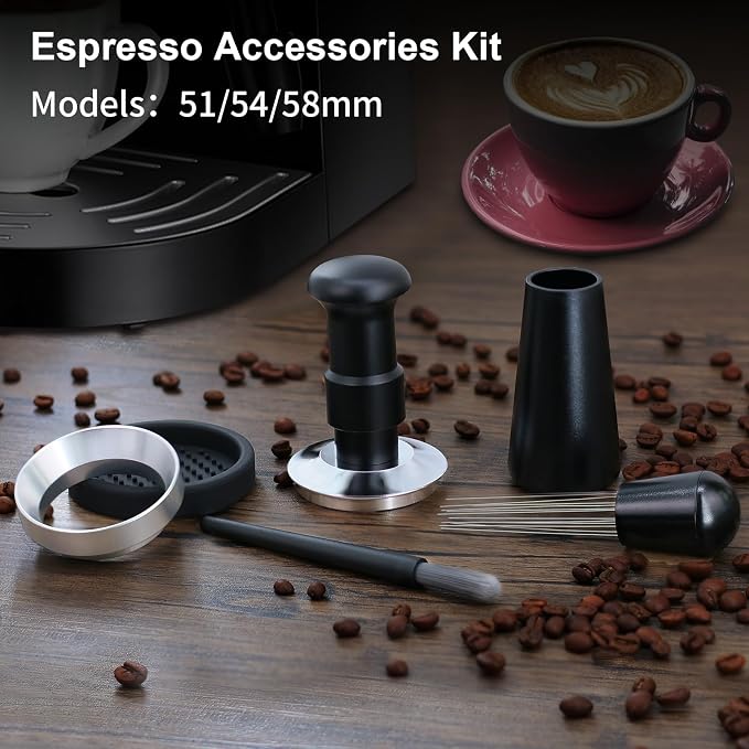 54mm Espresso Tamper Set, 5-IN-1 Espresso Accessories Kit - Image 7