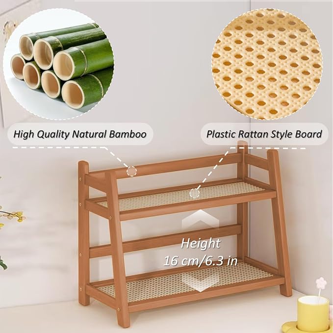 Household 2-Tier Cup Shelf Organizer, Kitchen Counter Shelf - Image 6