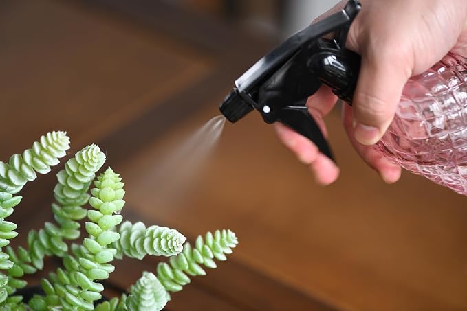 Glass Handheld Spray Bottle - 12oz Refillable Bottle ，Adjustable Nozzle - Image 6