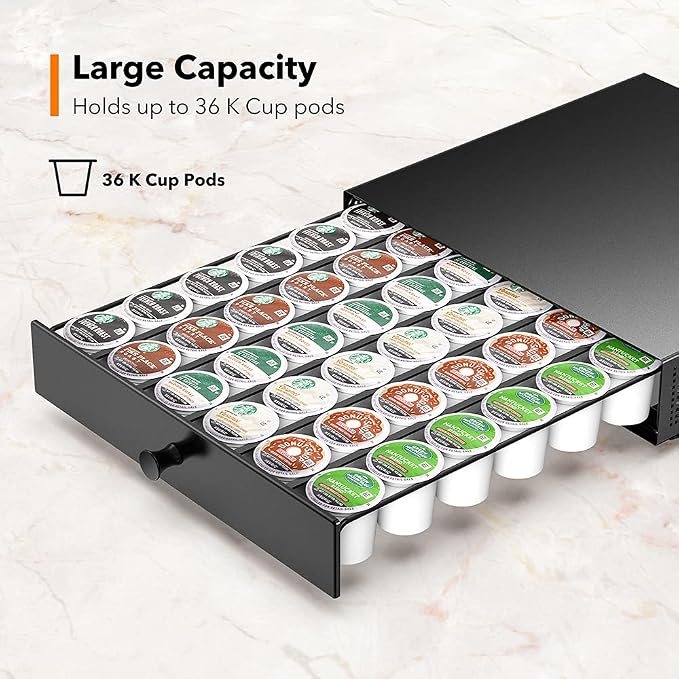 SICHEER K Cup Organization Storage Drawer Maker K Cup Holder Sliding Tray Pull - Image 4