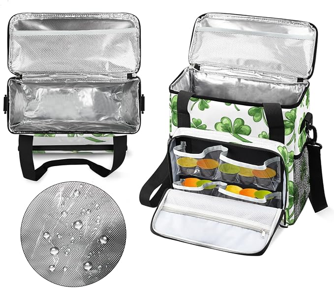 St Patrick's Day Coffee Maker Travel Bag, Portable Storage Tote Bag - Image 3