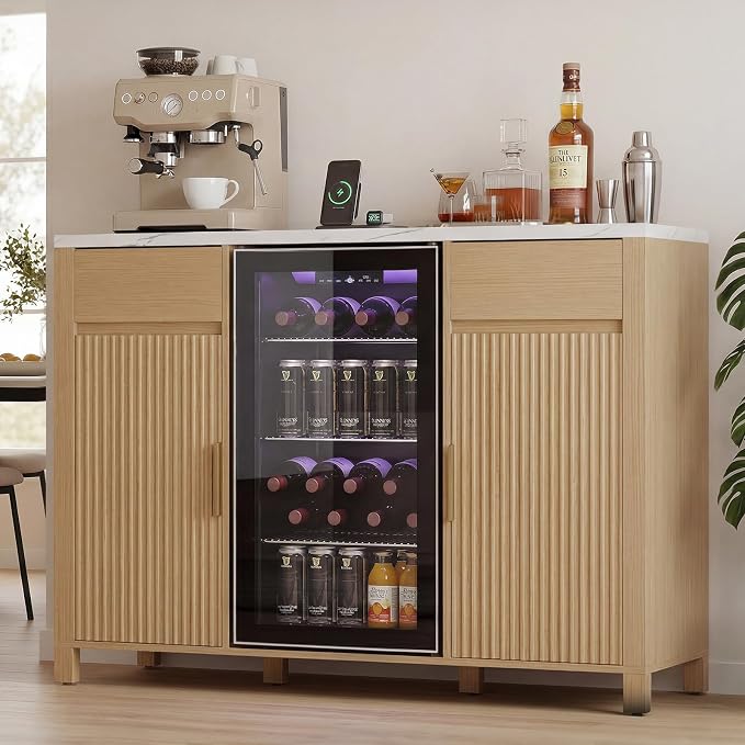 Garvee 53" Fluted Coffee Bar by Garvee