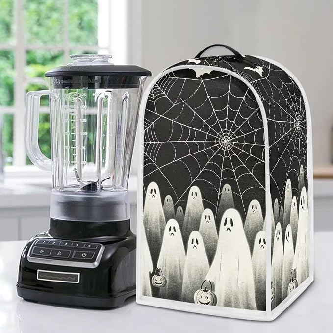 Web Ghost Blender Dust Cover, Anti Fingerprint Polyester Stand Mixer or Coffee - Image 5