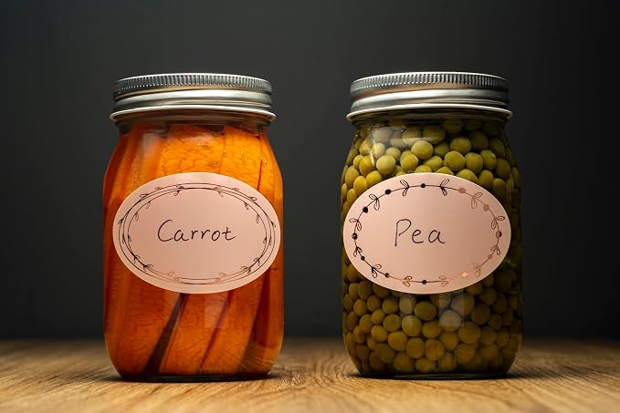 MONEST Waterproof & Oil Resistant Jar & Lid Stickers - Image 5