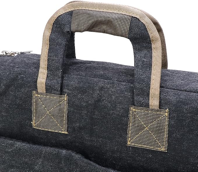 TRANSON Art Portfolio Case Artist Backpack Canvas Bag Large 26” x 19.5” - Image 8