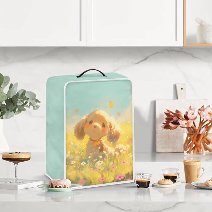Dog Daisy Coffee Machine Dust Cover Waterproof Universal Barista Express - Image 3