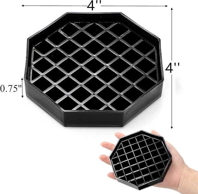Tebery 6 Pack 4 Inch Coffee Drip Trays, Handy Water Catcher Tray - Image 2