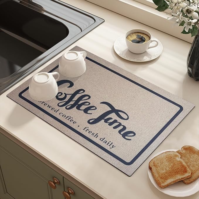 PIGCHCY Dish Drying Mat 2-Pack - Image 5