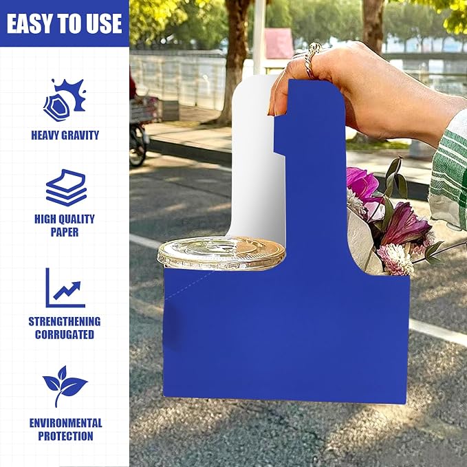 2 Cup Disposable Drink Carrier for Delivery - Image 5