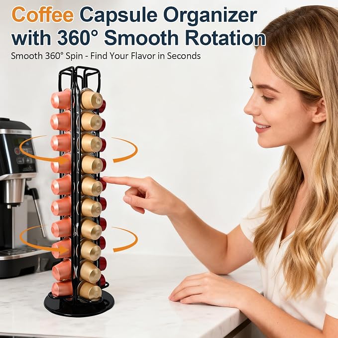 Coffee Pod Holder – 360° Silent Rotating - Image 4
