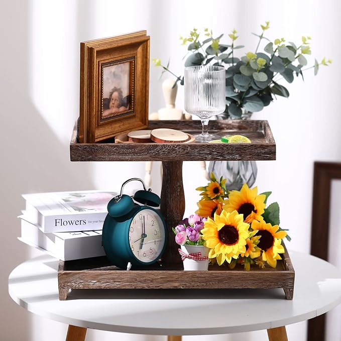 Yalikop Farmhouse Tiered Tray Stand - Image 6