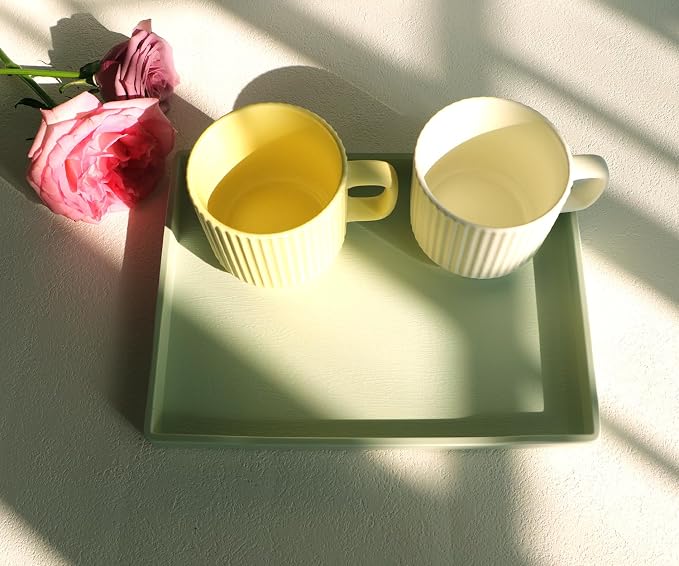 Green Small Serving Tray, Countertop Organizer | - Image 2