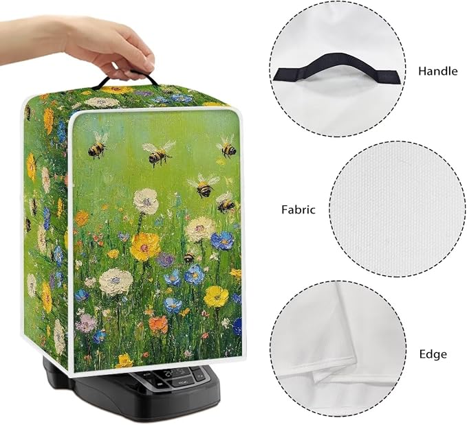 Flower Bee Design Coffee Machine Covers - Image 5