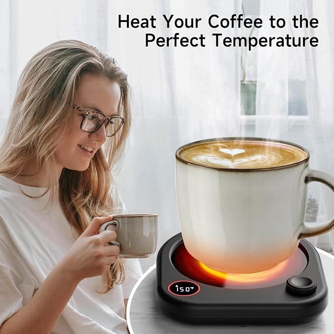 Oracer Coffee Mug Warmer for Desk, Electric Cup Heater for Tea Milk Beverages - Image 2