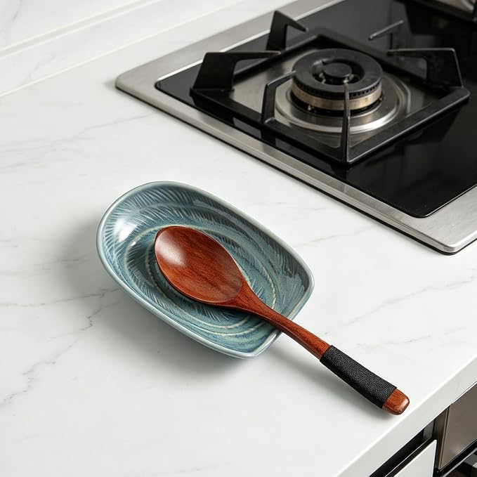 Ceramic Spoon Rest, and coffee stirrers while saving counter and drawer space - Image 3