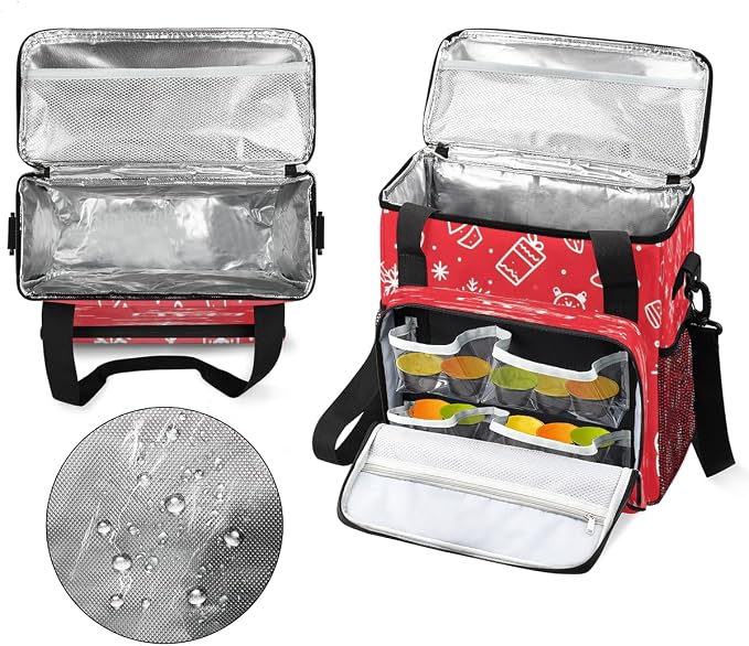 Red Christmas Coffee Machine Bag Compatible - Image 3