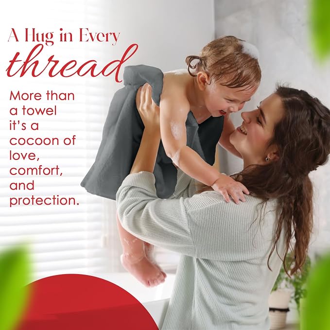 RIVERSIDE 100% Ring-Spun Cotton Bath Towels Set of 4 22 x 44 - Image 5