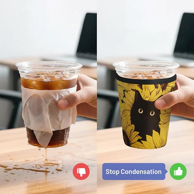 Iced Coffee Sleeve Reusable Cup Sleeves - Image 4