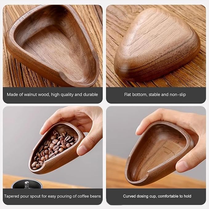 Multifunctional Wooden Coffee Dosing Cup and Light Sprayer Bottle Easy Machine - Image 2
