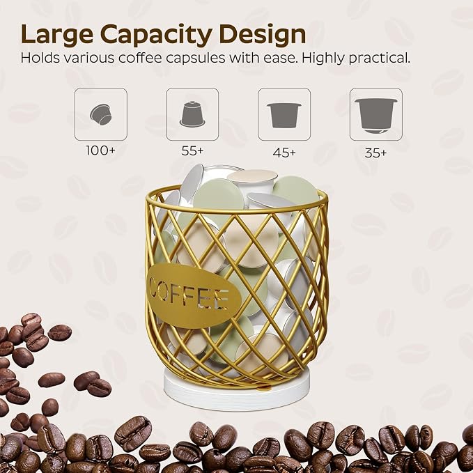 YATINEY Coffee Pod Holder Organizer, Holder - Image 4