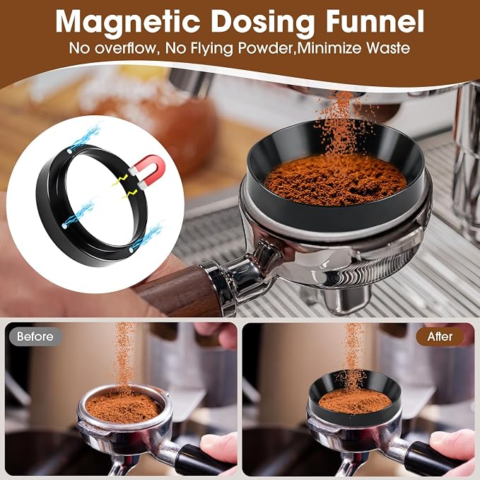58mm Spring Loaded Espresso Tamper Kit - Image 4