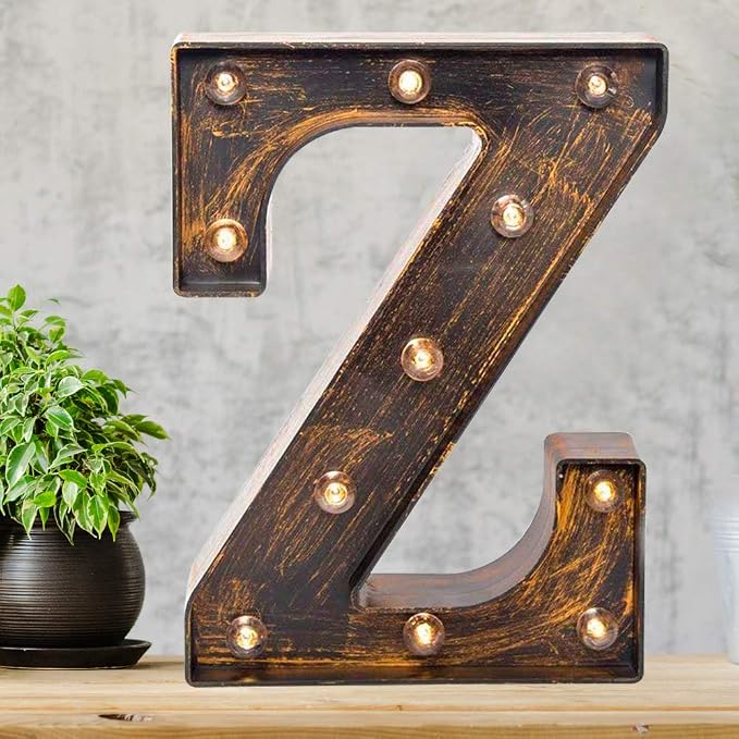 Pooqla Vintage Light Up Marquee Letters - Image 7
