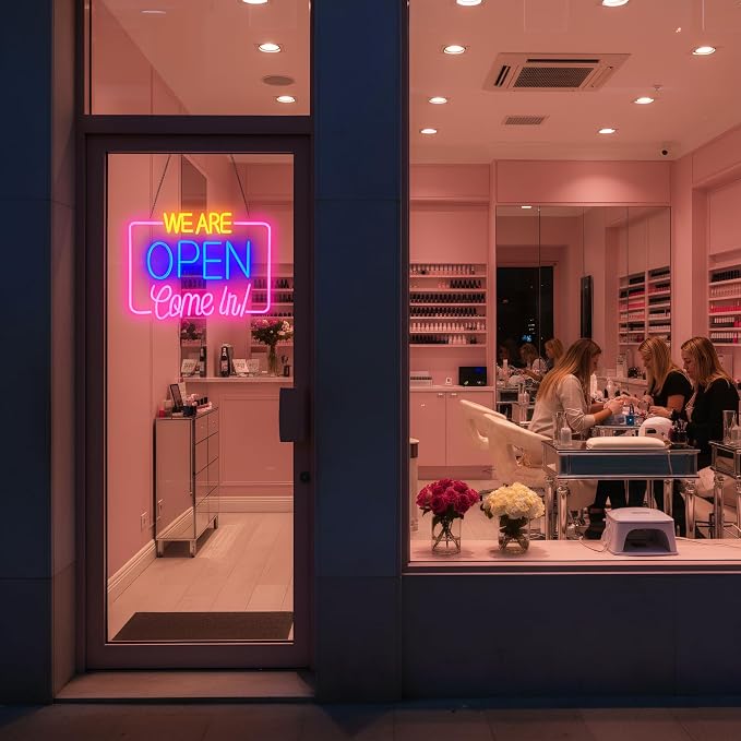 Open Sign for Business, LED Dimmable Neon Light - Image 6