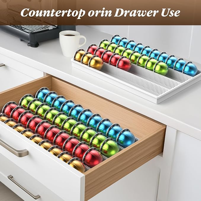 Coffee Pod Storage Holder Drawer Insert - Image 3