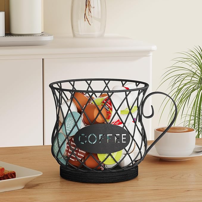 YINMIT K Cup Holder Organizer, Sturdy Coffee Pod Holder Organizer, 35 Kcup - Image 2