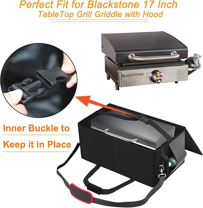 17 Inch Griddle Carry Bag for Blackstone 1814 17 inch Tabletop Griddle - Image 2