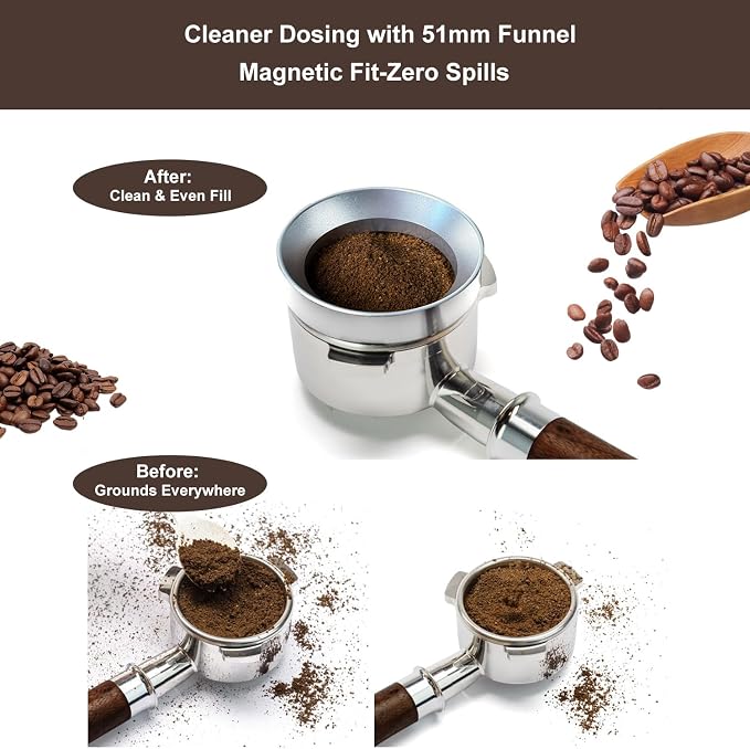 51mm Espresso Accessories Kit Fits Delonghi 51mm Espresso Machines & - Image 5