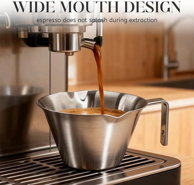 2 Pcs Stainless Steel Espresso Cups - Image 3