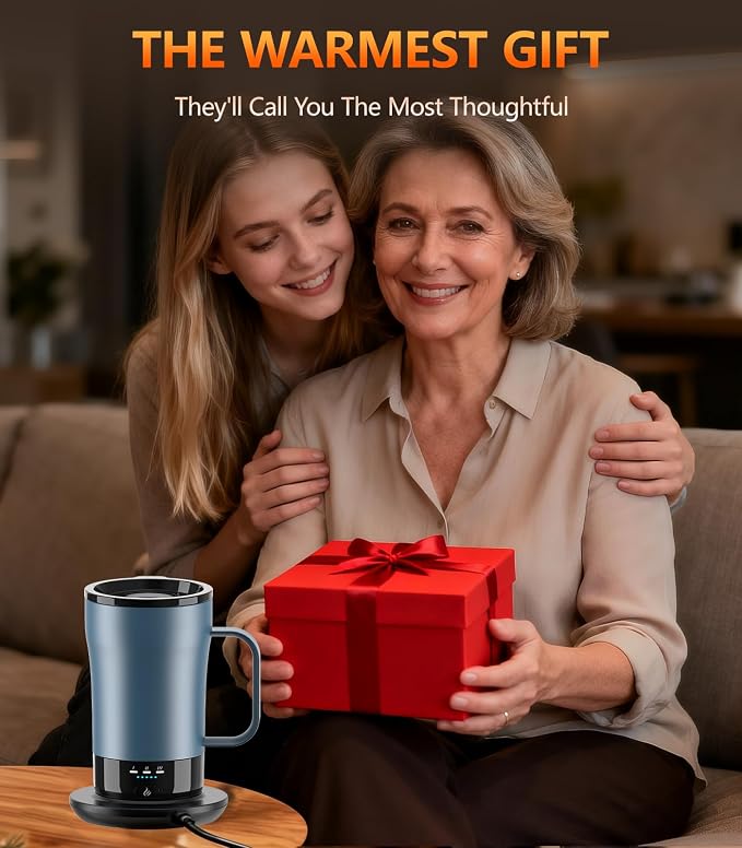 Self-Heating Coffee Mug, 14oz Heated Coffee Mug - Image 7