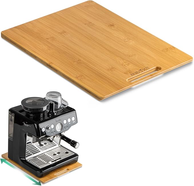 ANBOXIT Bamboo Appliance Slider, Sliding Tray by ANBOXIT