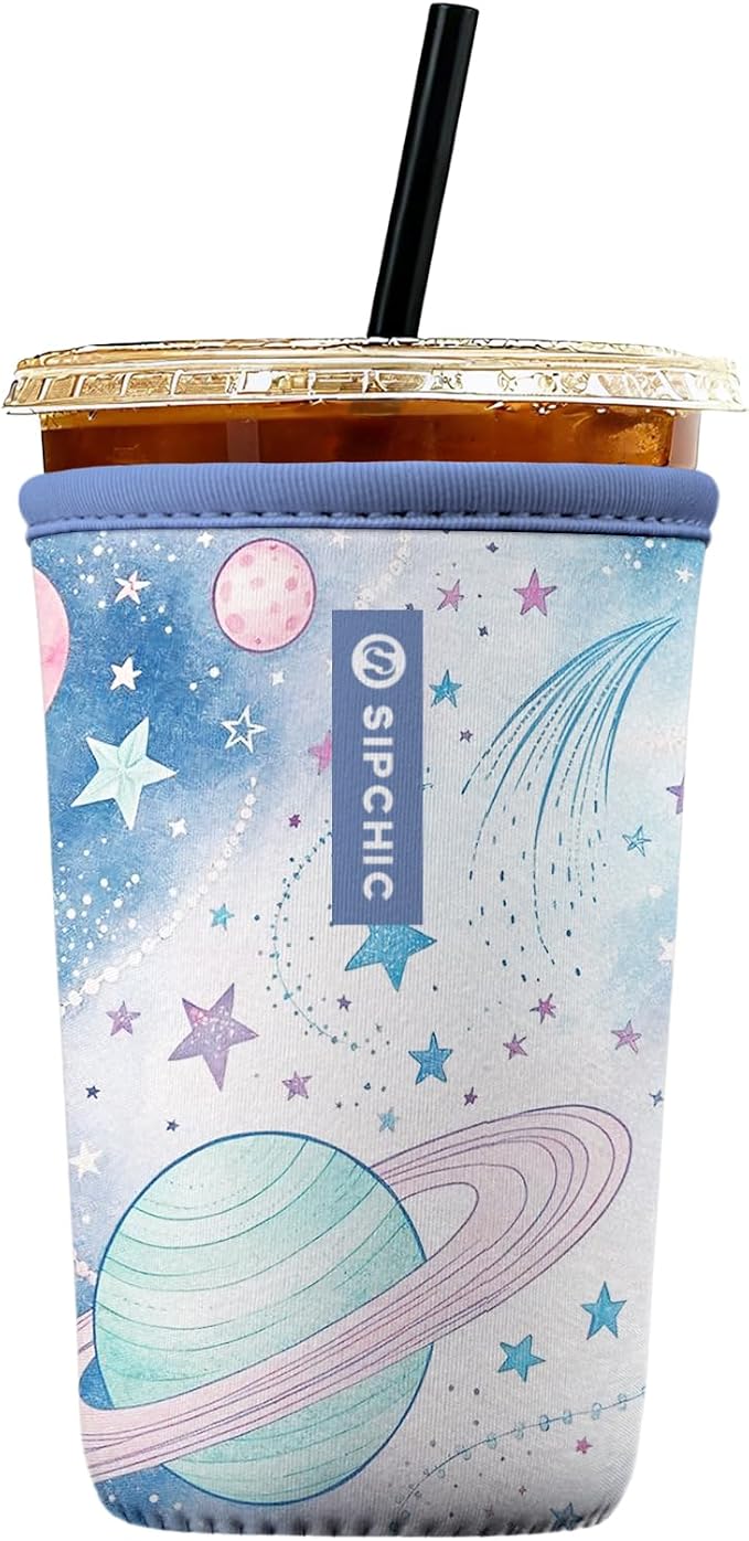 Iced Coffee Sleeve – Neoprene Reusable Cup Sleeves by Unknown