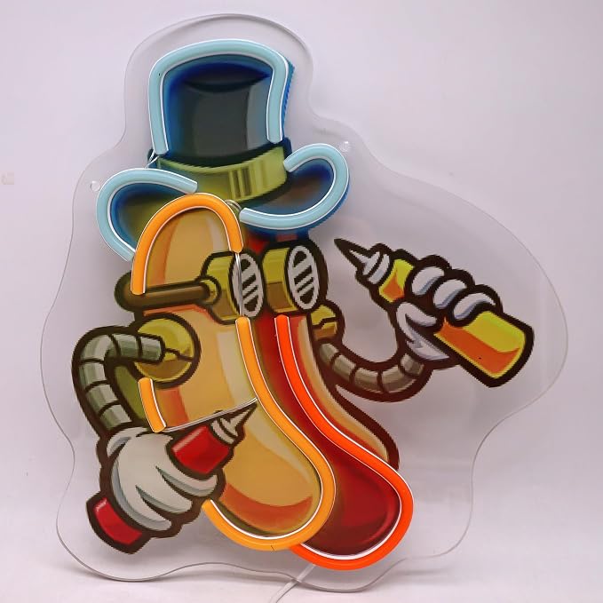 Hot Dog Neon Sign For Room Wall Decor, Funny Hotdog - Image 2