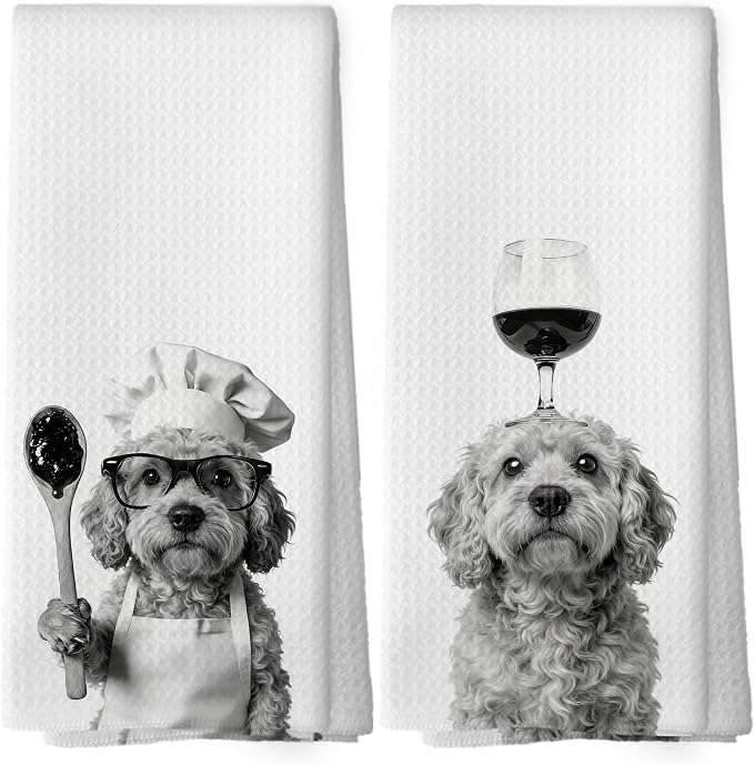 Funny Cockapoo Hand Towels, Cockapoo Gifts by XPH