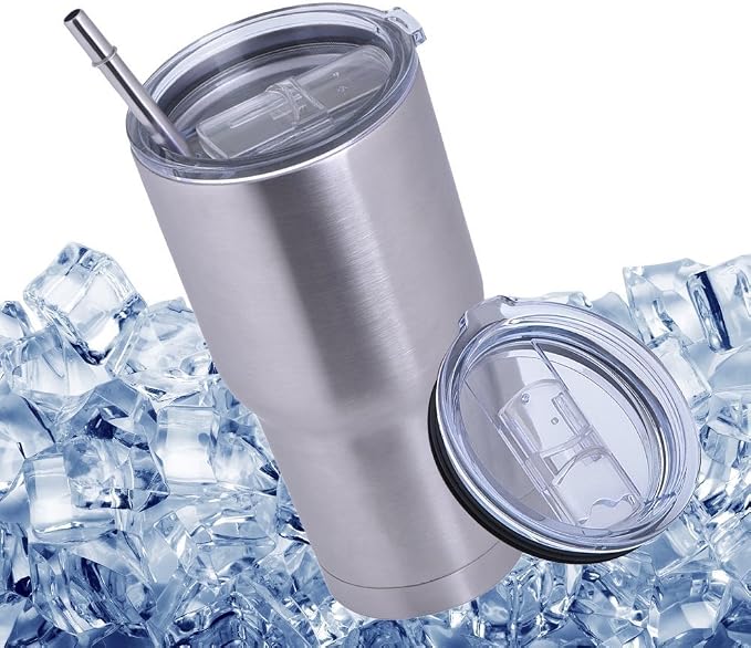 2 Replacement Lids for Stainless Steel Tumbler Travel Cup - Image 6