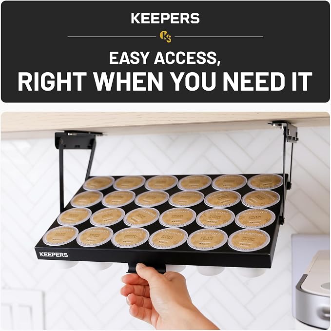 COFFEEKEEPERS KEEPERS Under Cabinet K Cup Holder - Image 5