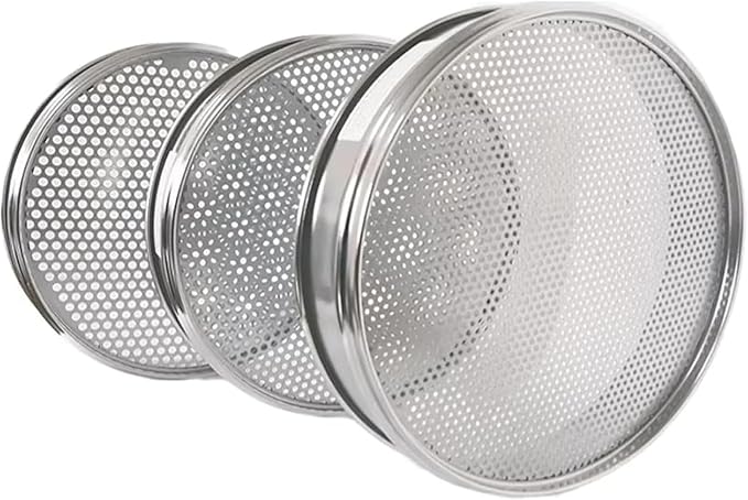 20 * 5cm Coffee Bean Grading Sieve Set, Round Stainless Steel Sieve, 10 Layers - Image 8