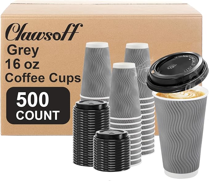 Clawsoff 500 Pack Coffee Cups by BuyNow