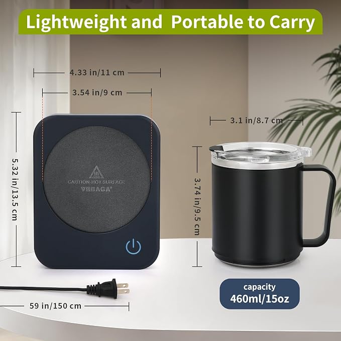 VOBAGA Coffee Mug Warmer Set - Image 5