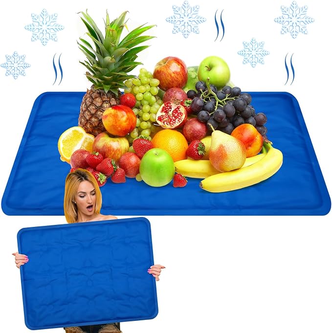 Reallnaive 2 Pcs Reusable Freezable Ice Mat by Unknown
