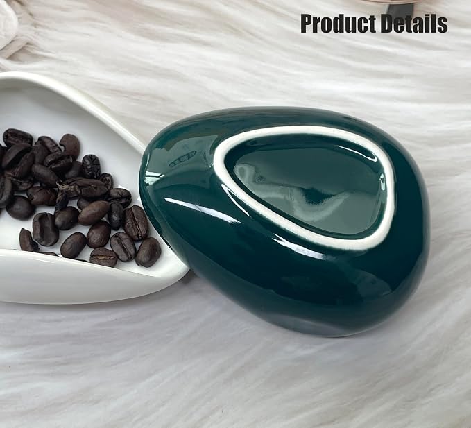 Newly Upgraded Coffee Bean Dosing Cup, Ceramic Dosing Dish - Image 3