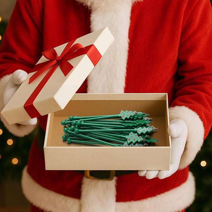Chengu 100 Pcs Winter Drink Stirrers Xmas Stir Sticks Bulk Holiday Coffee - Image 5