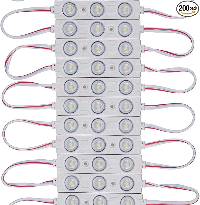 Q QINGCHEN LED Module DC12V Cool White 10000K 1.32W Module Strip Light by QQINGCHEN