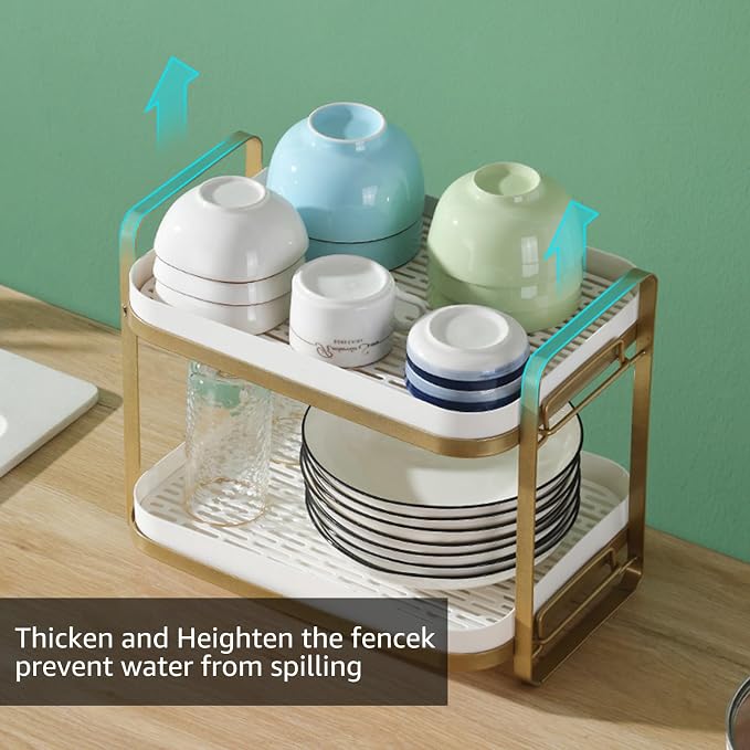 CYEAH 2-Tier Cups Mugs Drying Rack - Image 6